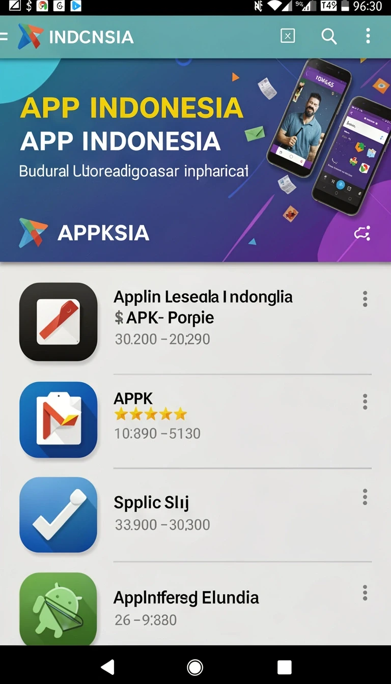 Contoh katalog aplikasi di fj99